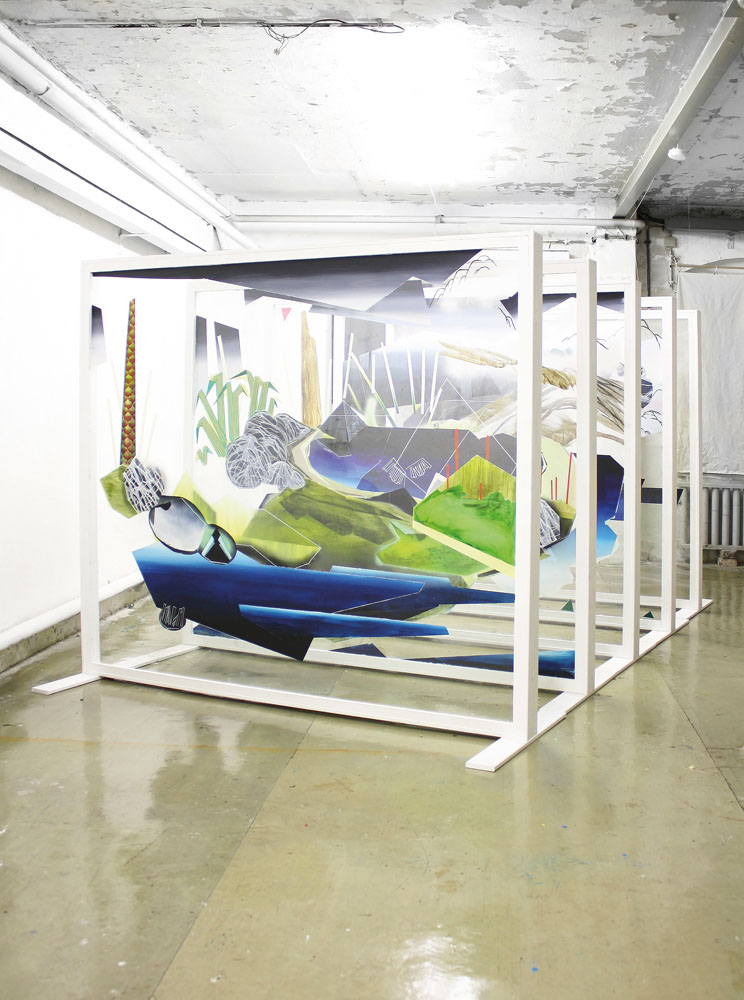 Exhibition of paintings and sculptures by Anja Warzecha Galerie Supper
