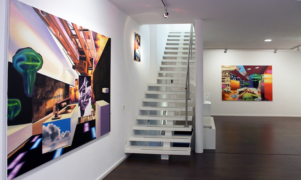 Dag Seemann: Exhibition "Fläche und Form" Room at GALERIE SUPPER 2014.