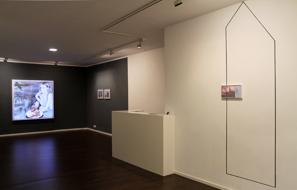 Monika Thiele's Exhibition Room at Galerie Supper in 2015.