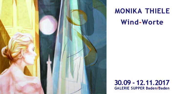 Monika Thiele - Wind-Worte 2017 COVER OF THE EXHIBITION Wind-Worte 2017