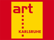 Logo and link to visit the art Karlsruhe website.