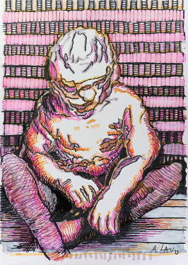 2024 - mixed media - 30 x 24 cm