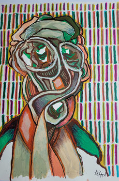 2023 - mixed media - 30 x 24 cm