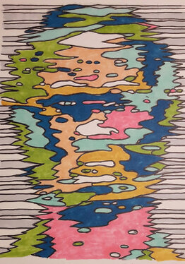 2021 - mixed media - 29 x 21 cm