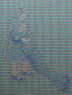 2016 - egg tempera on nessel - 200 x 150 cm