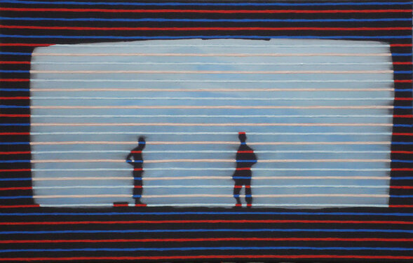 2014 - egg tempera on nessel - 45 x 70 cm