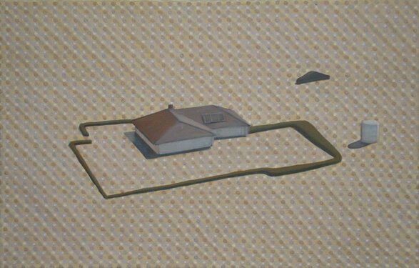 2014 - egg tempera on nessel - 45 x 70 cm
