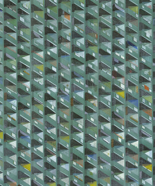 2021 - polychromo x s and charcoal on paper (20 sheets) - 166 x 164 cm