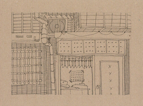 2020 - fineliner on paper - approx. 17 x 23 cm