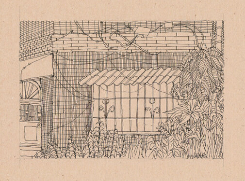 2020 - fineliner on paper - approx. 17 x 23 cm