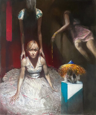 2022/24 - oil on wood - 120 x 100 cm