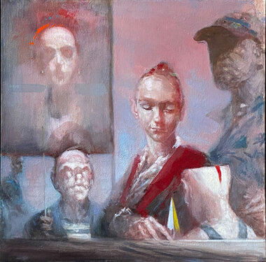 2023 - oil on wood - 50 x 50 cm