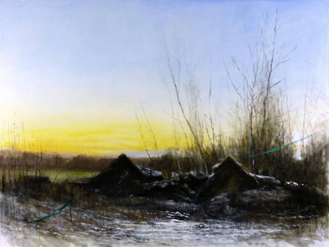 2022 - mixed media on wood - 120 x 160 cm