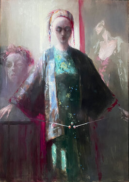 2021 - mixed media on wood - 67 x 47,5 cm