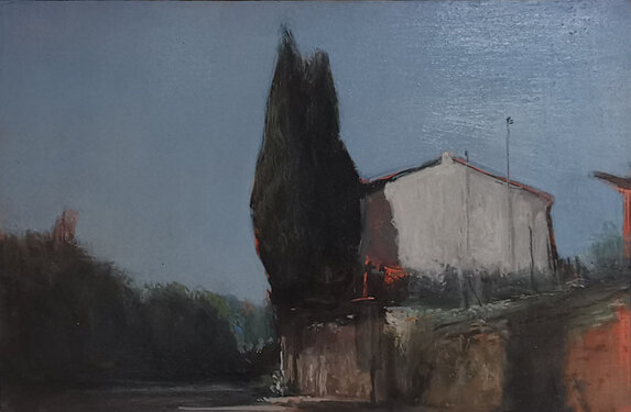 2021 - mixed media on wood - 17 x 23 cm