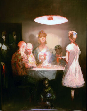 2014/16 - mixed media on wood - 160 x 120 cm