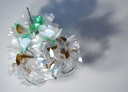 2016 - trash plastic bottles, wire