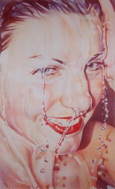 2001 - ink and marker on paper - 100 x 60 cm