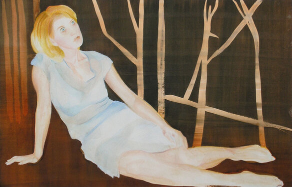 2009 - crayon and watercolor on paper - 31 x 48 cm