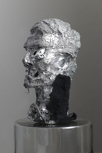 2012 - aluminium plated polystyrol & resin - approx. 50 x 35 x 30 cm - private collection