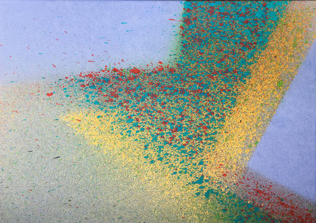 2011 - acrylic on paper - 22 x 31 x 5 cm