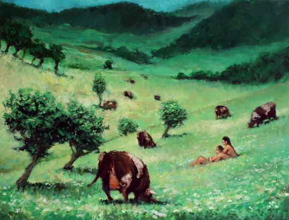 2013 - oil on carton - 30 x 37 cm