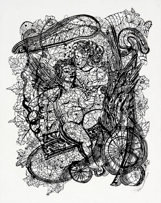 2012 - paper cut - 113 x 90 cm