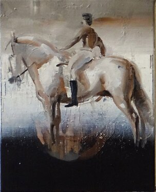 2011 - oil and acrylic on canvas - 40 x 30 cm