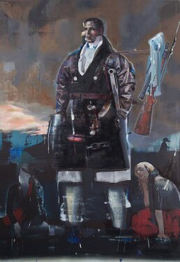 2013 - oil and acrylic on canvas - 260 x 180 cm