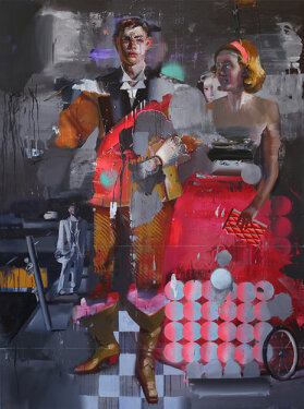 2015 - oil and acrylic on canvas - 200 x 150 cm