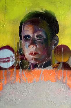 2016 - oil and acrylic on canvas - 60 x 40 cm