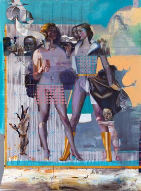 2017 - oil and acrylic on canvas - 200 x 150 cm