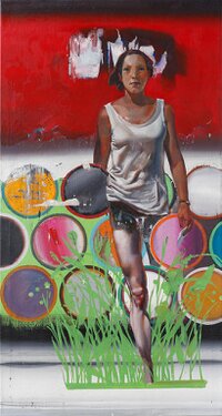 2015/18 - oil on canvas - 160 x 85 cm
