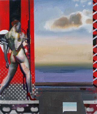 2018 - oil and acrylic on canvas - 70 x 60 cm