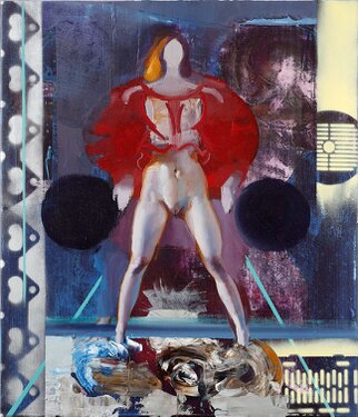 2017/18 - oil and acrylic on canvas - 70 x 60 cm