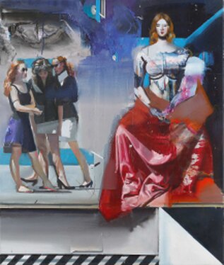 2018 - oil and acrylic on canvas - 130 x 110 cm