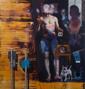 2018 - oil and acrylic on canvas - 210 x 200 cm