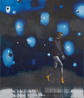 2020 - oil and acrylic on canvas - 140 x 120 cm