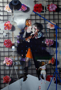 2021 - oil and acrylic on canvas - 300 x 200 cm