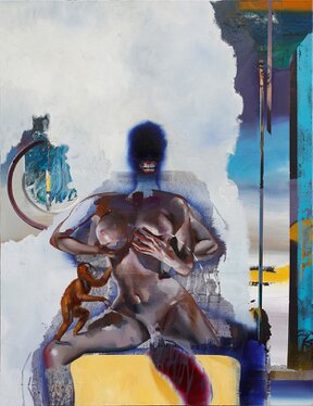 2022 - oil and acrylic on canvas - 130 x 110 cm