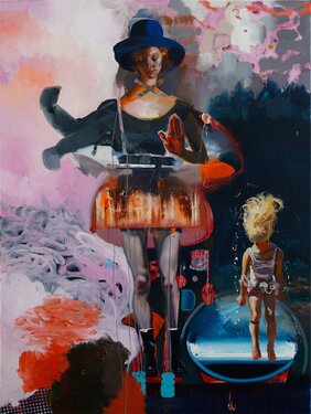 2022 - oil and acrylic on canvas - 200 x 150 cm