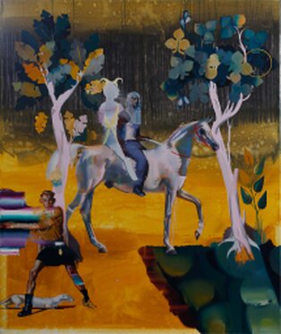 2022 - oil and acrylic on canvas - 240 x 200 cm