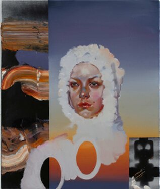 2022 - oil and acrylic on canvas - 60 x 50 cm