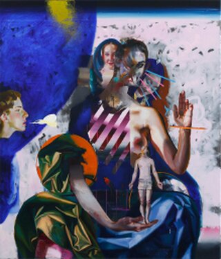 2022 - oil and acrylic on canvas - 140 x 120 cm