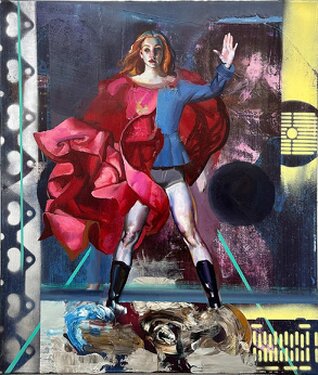 2025 - oil and acrylic on canvas - 70 x 60 cm