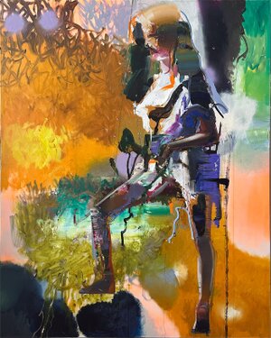2026 - oil and acrylic on canvas - 200 x 160 cm
