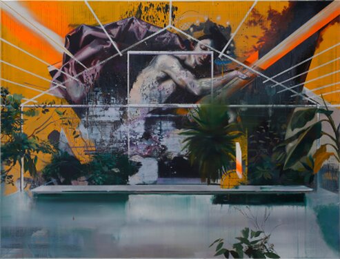 2026 - oil and acrylic on canvas - 150 x 200 cm
