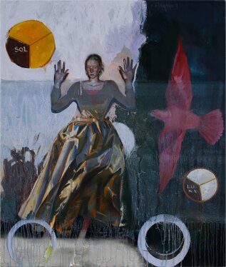 2026 - oil and acrylic on canvas - 130 x 110 cm