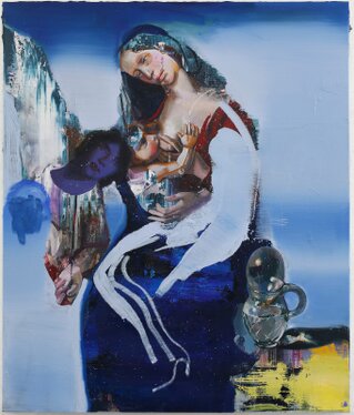 2026 - oil and acrylic on canvas - 130 x 110 cm