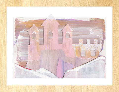 2022 - mixed media - 14,5 x 20 on 18 x 24 cm